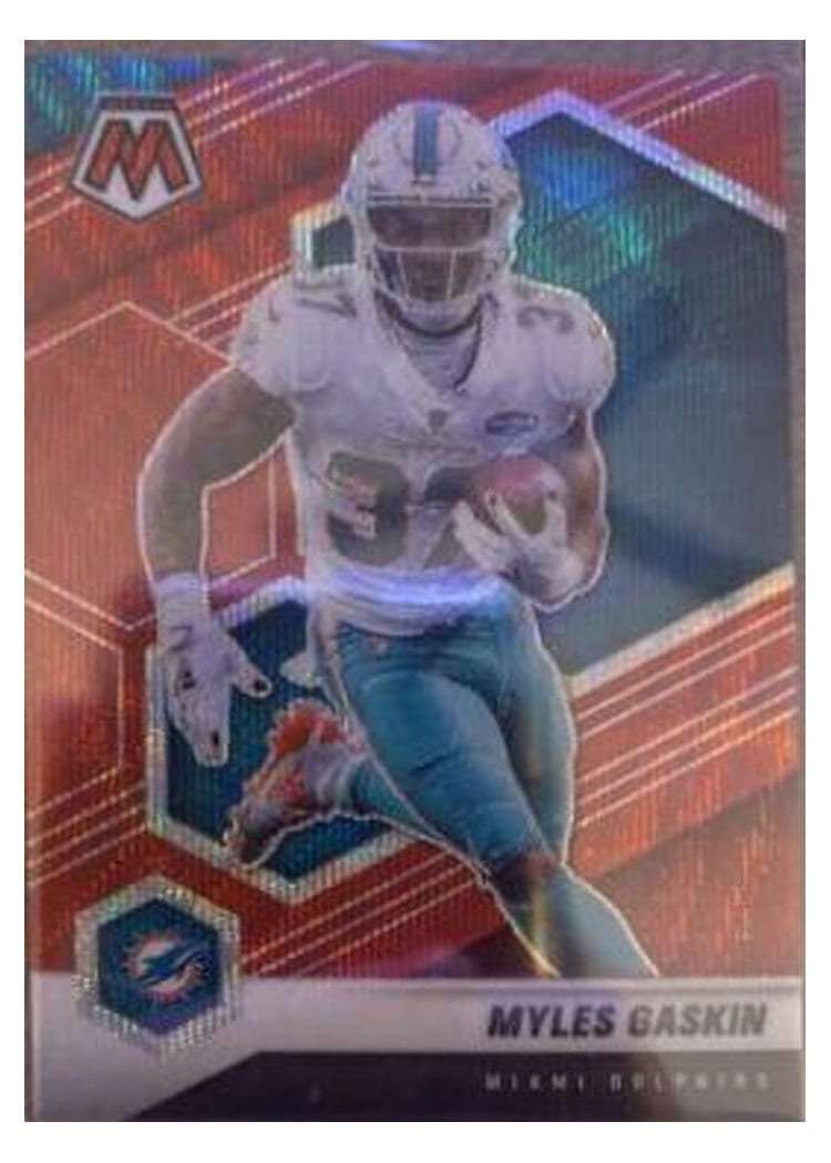 2021 Panini Mosaic Base Set Myles Gaskin #125 card