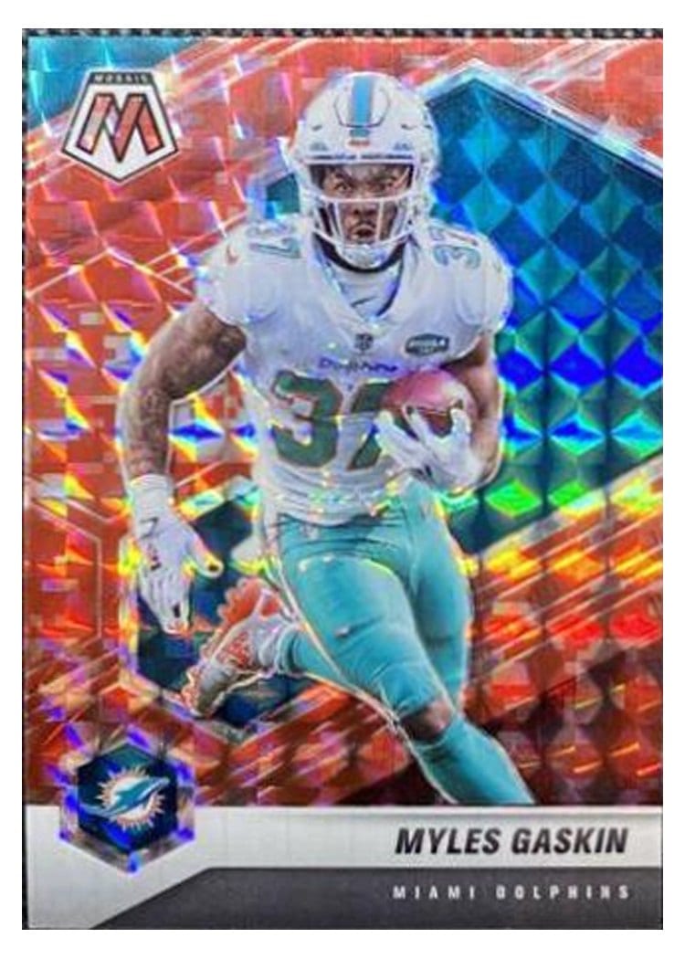 2021 Panini Mosaic Base Set Myles Gaskin #125 card
