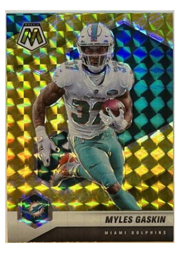 2021 Panini Mosaic Base Set Myles Gaskin #125 card
