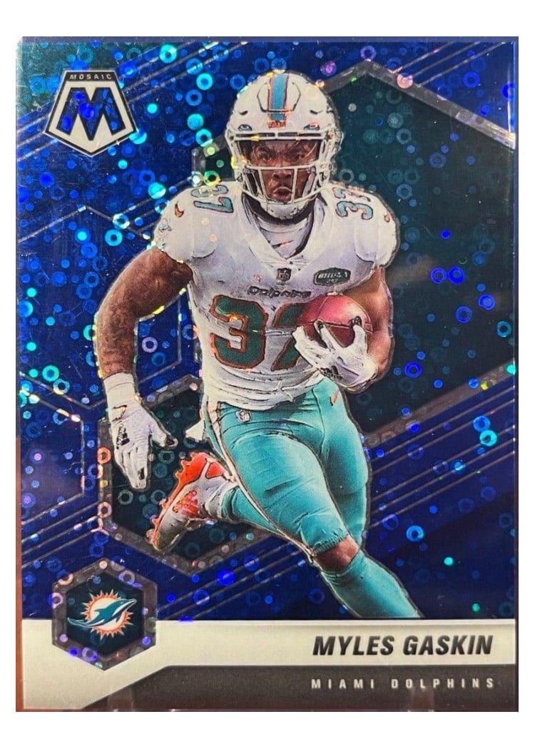2021 Panini Mosaic Base Set Myles Gaskin #125 card