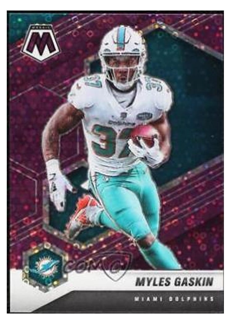 2021 Panini Mosaic Base Set Myles Gaskin #125 card