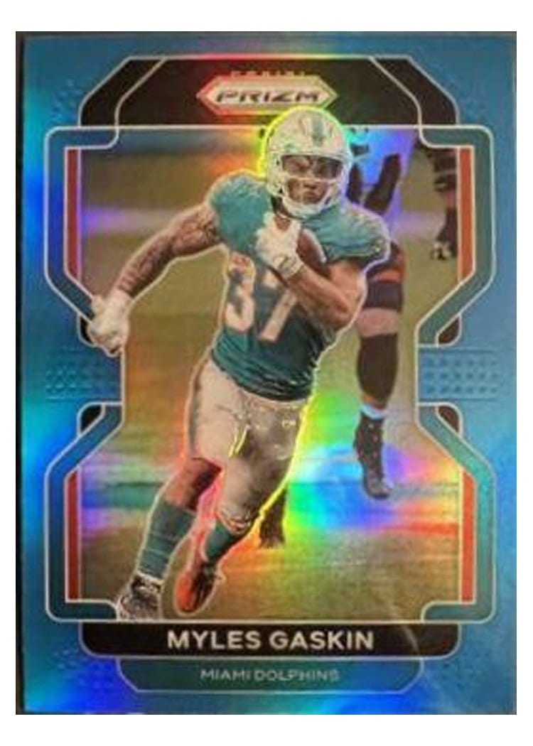 2021 Panini Prizm Base Set Myles Gaskin #108 card