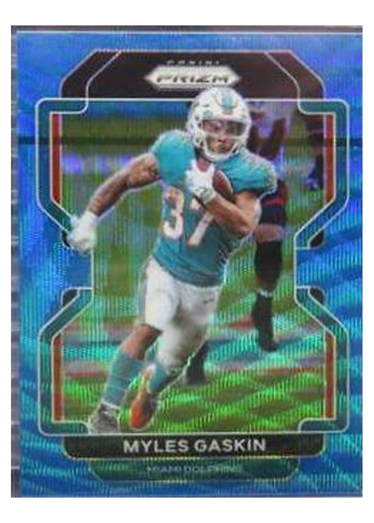 2021 Panini Prizm Base Set Myles Gaskin #108 card