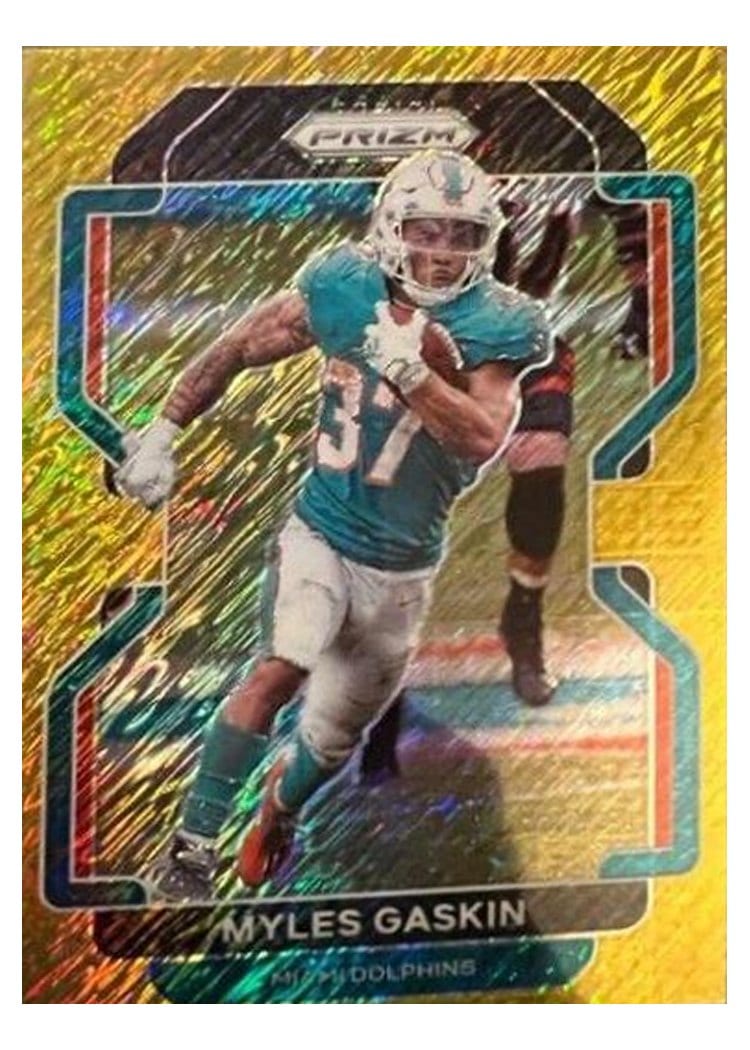 2021 Panini Prizm Base Set Myles Gaskin #108 card