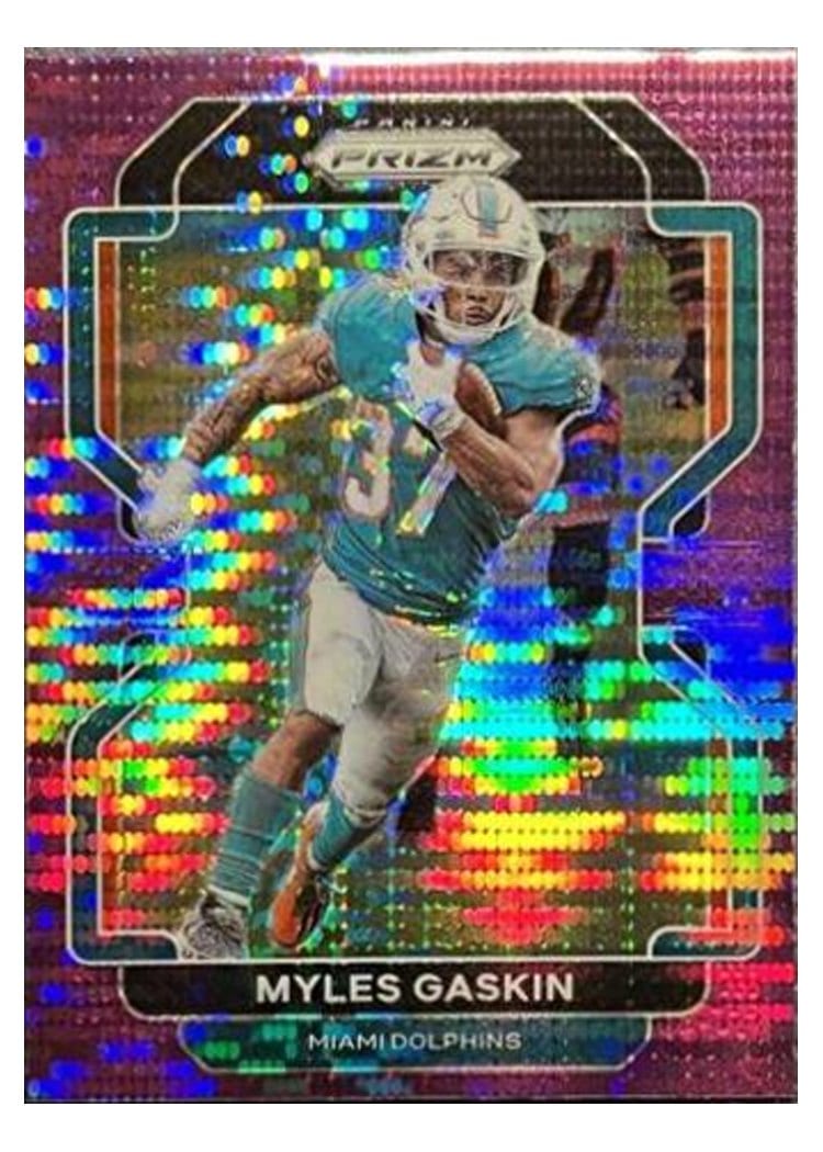 2021 Panini Prizm Base Set Myles Gaskin #108 card