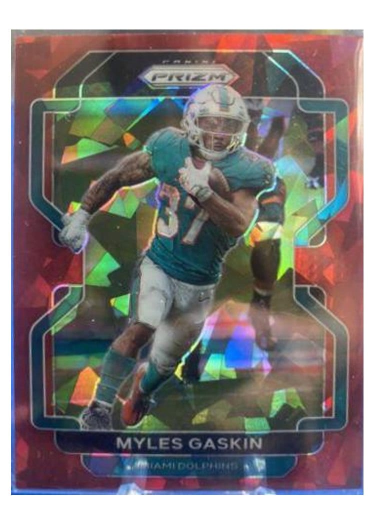 2021 Panini Prizm Base Set Myles Gaskin #108 card