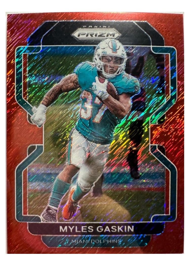 2021 Panini Prizm Base Set Myles Gaskin #108 card