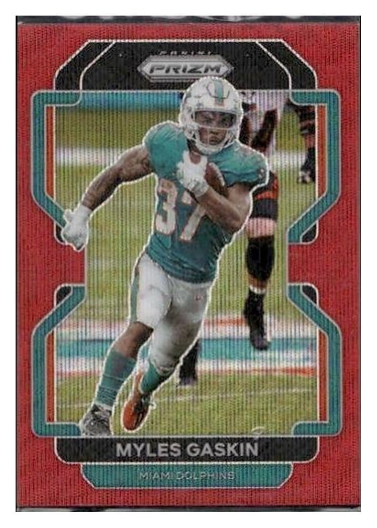 2021 Panini Prizm Base Set Myles Gaskin #108 card