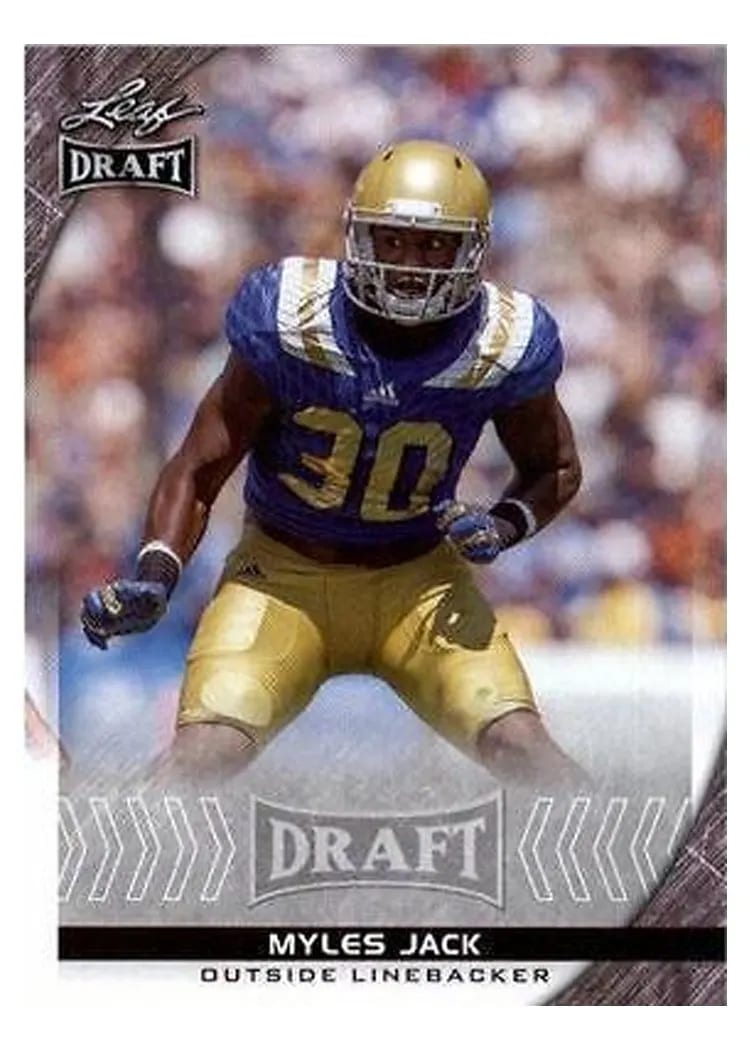 2016 Leaf Draft Myles Jack #66 card