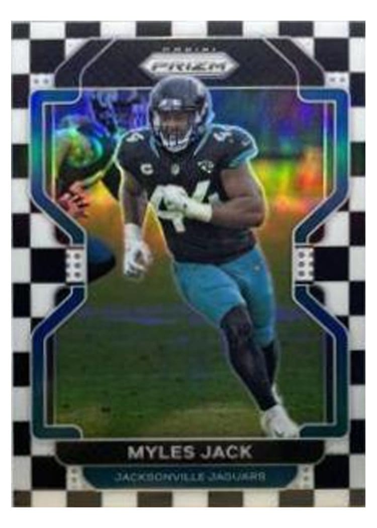 2021 Panini Prizm Base Set Myles Jack #16 card
