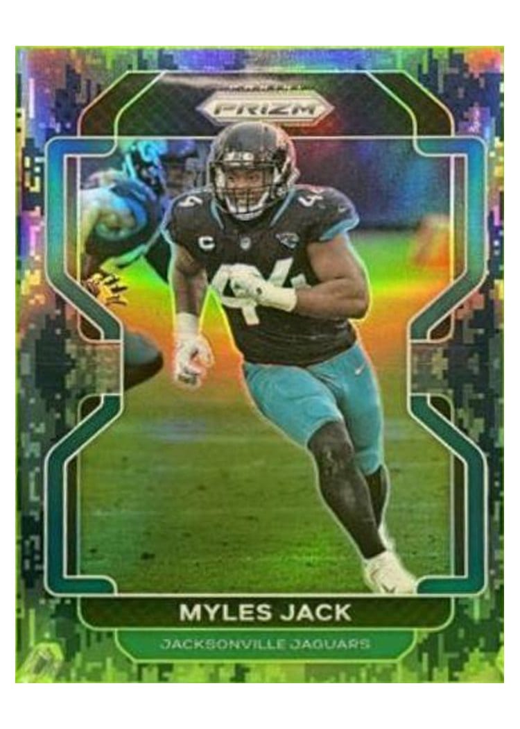 2021 Panini Prizm Base Set Myles Jack #16 card