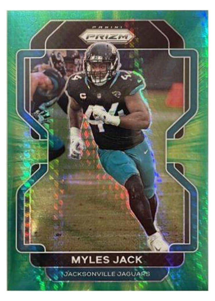 2021 Panini Prizm Base Set Myles Jack #16 card