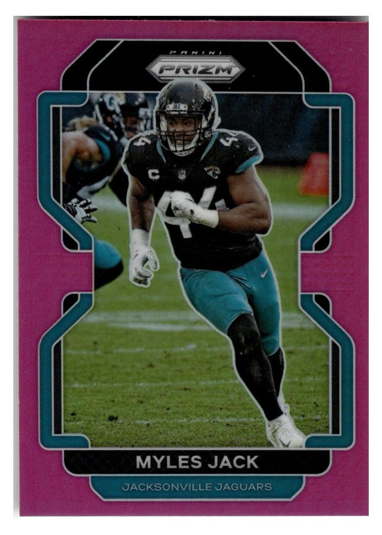 2021 Panini Prizm Base Set Myles Jack #16 card