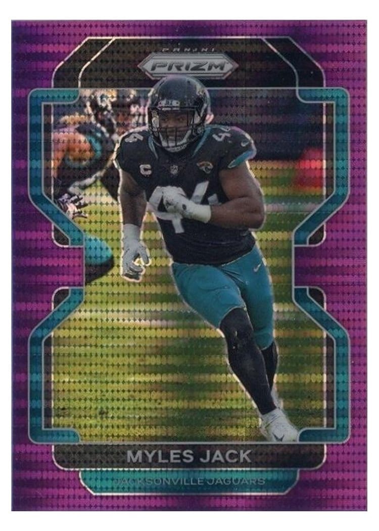 2021 Panini Prizm Base Set Myles Jack #16 card