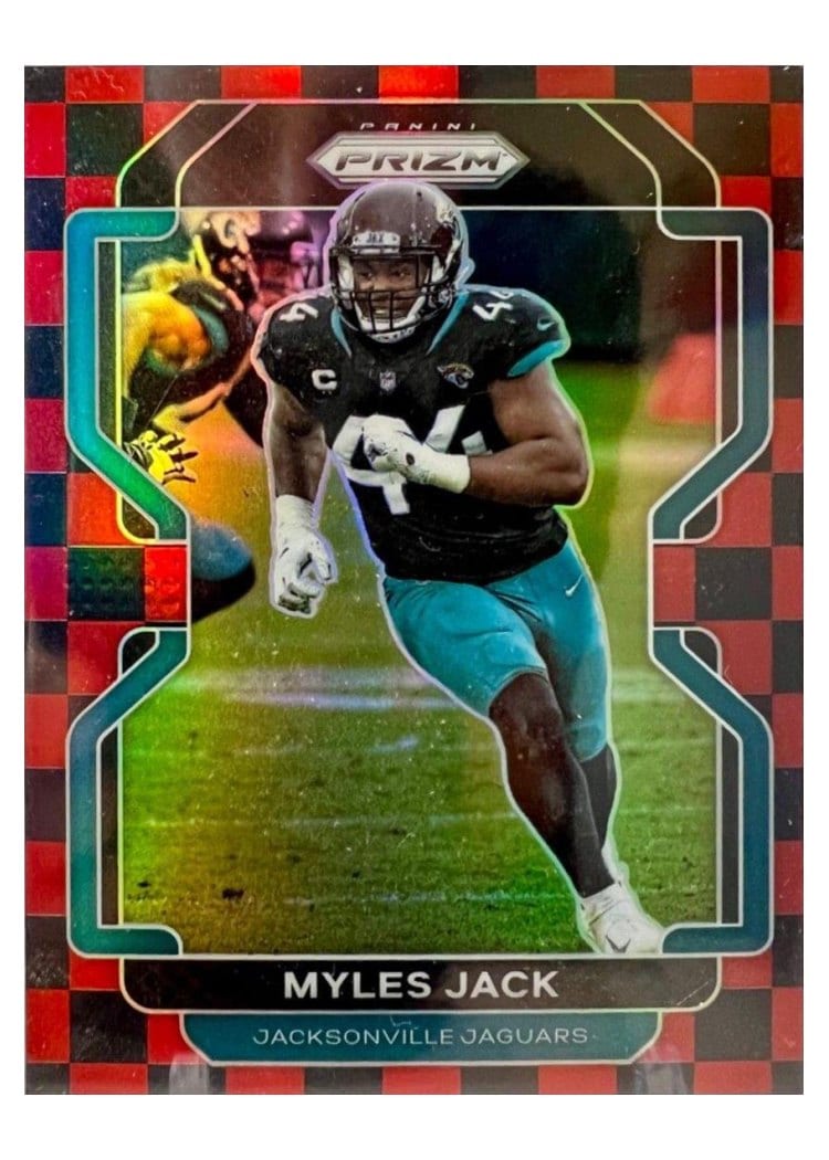 2021 Panini Prizm Base Set Myles Jack #16 card