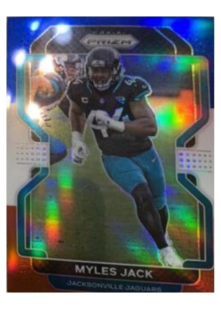 2021 Panini Prizm Base Set Myles Jack #16 card