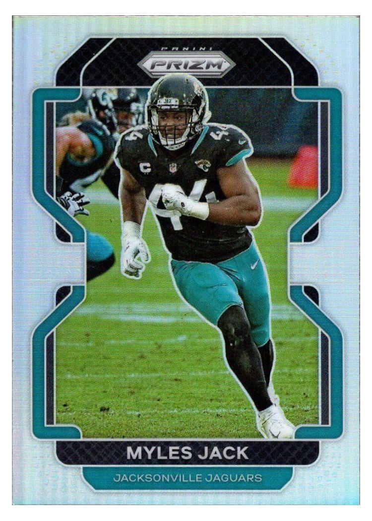 2021 Panini Prizm Base Set Myles Jack #16 card
