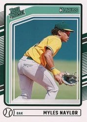2024 Donruss Base Set Myles Naylor #196 card