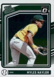 2024 Donruss Optic Myles Naylor #196 card