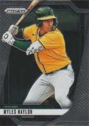 2025 Panini Prizm Base Set Myles Naylor #214 card