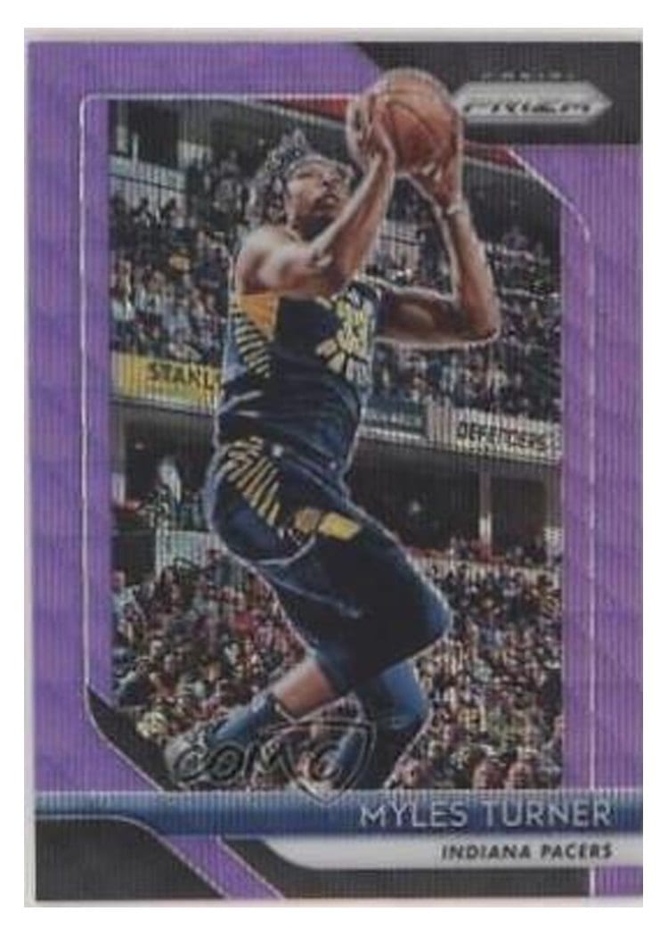 2018-19 Panini Prizm Base Set Myles Turner #164 card