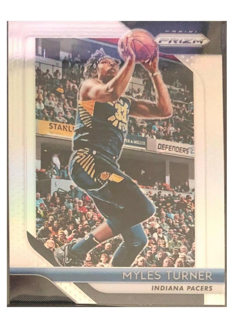 2018-19 Panini Prizm Base Set Myles Turner #164 card