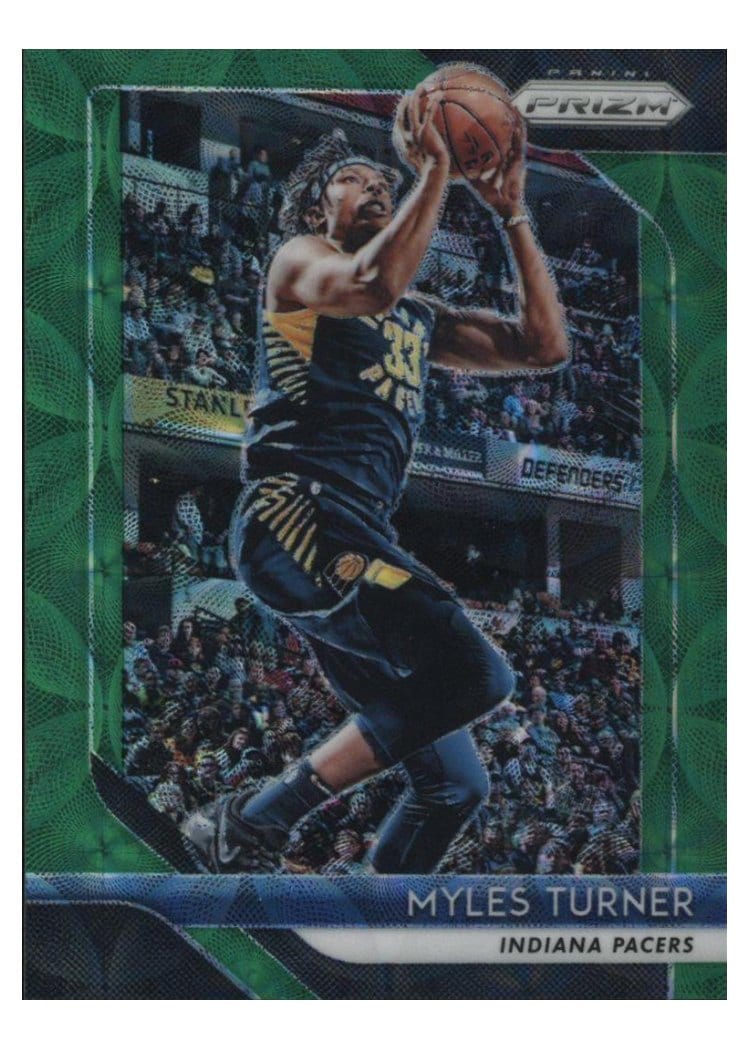 2018-19 Panini Prizm Base Set Myles Turner #164 card