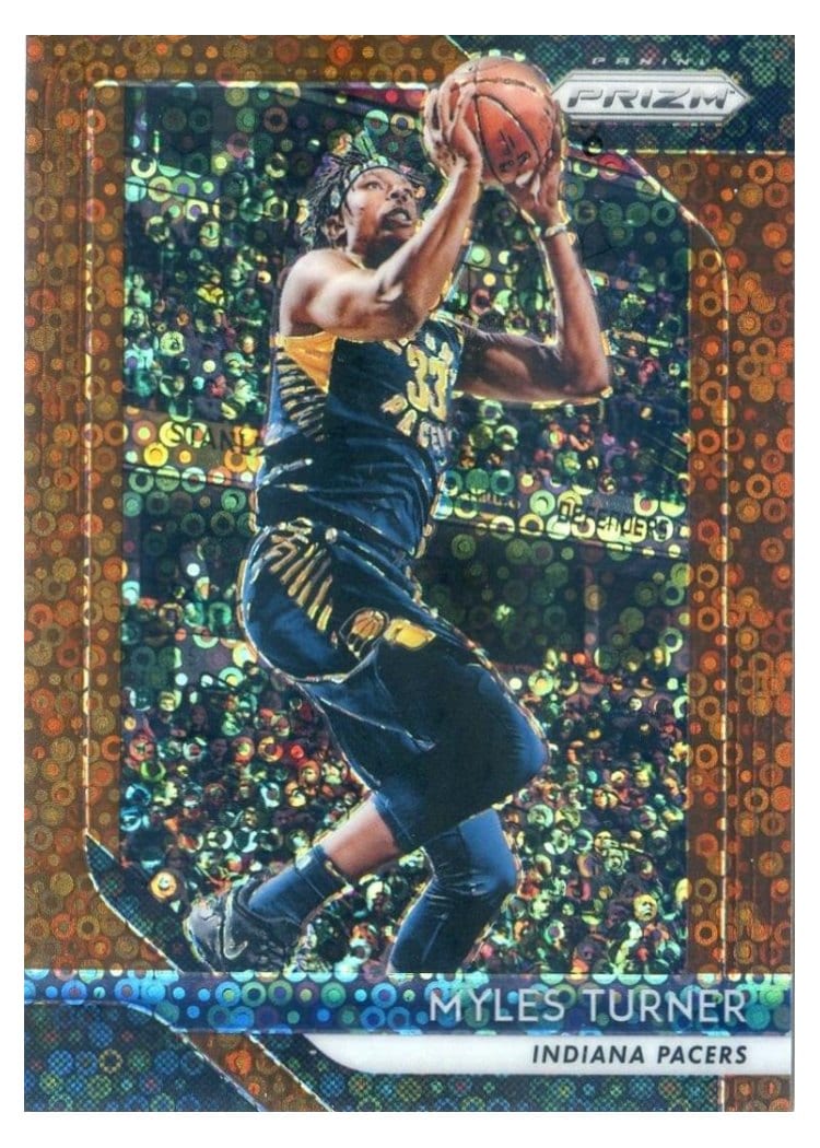 2018-19 Panini Prizm Base Set Myles Turner #164 card