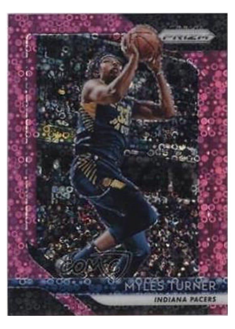 2018-19 Panini Prizm Base Set Myles Turner #164 card