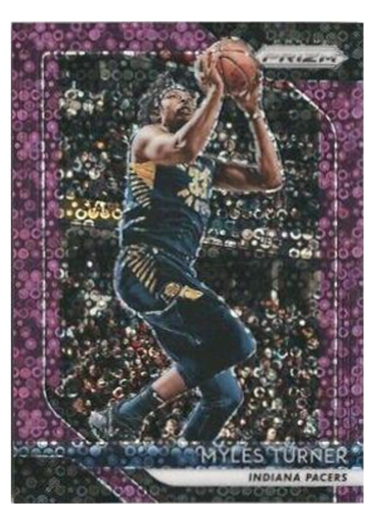 2018-19 Panini Prizm Base Set Myles Turner #164 card