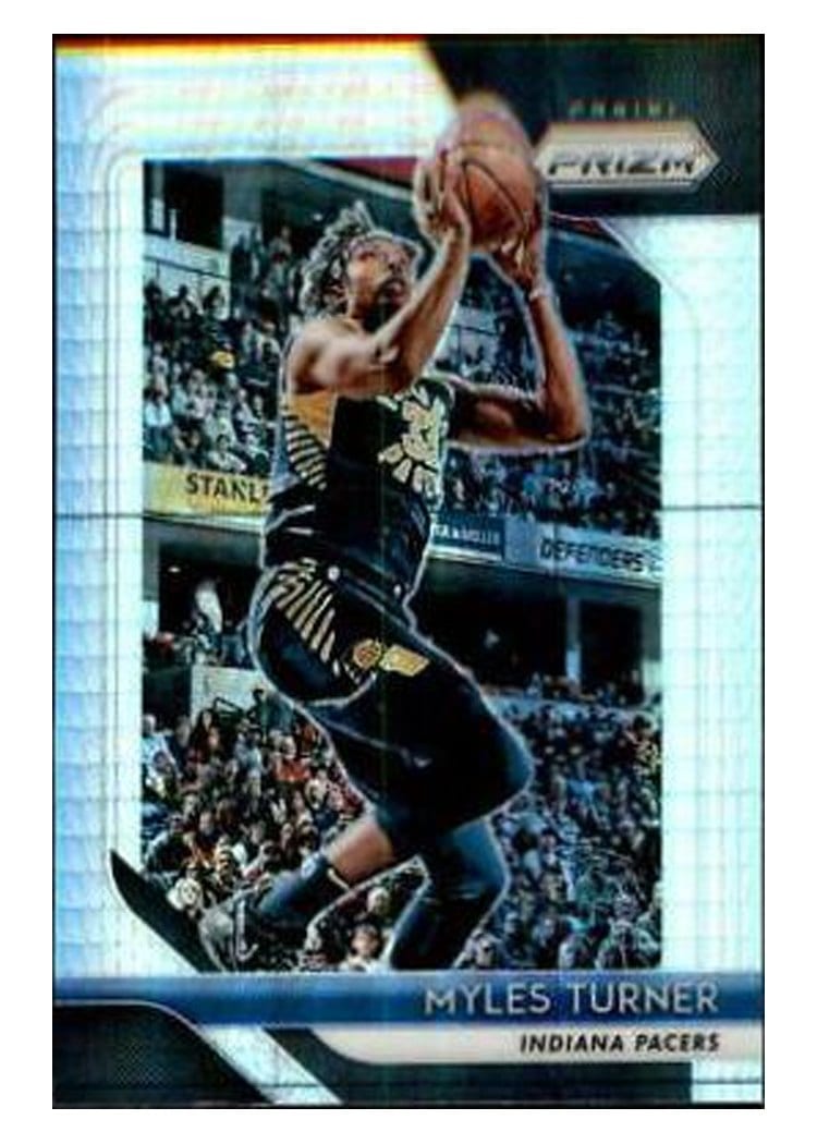 2018-19 Panini Prizm Base Set Myles Turner #164 card