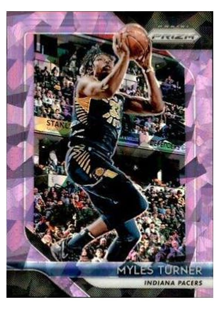 2018-19 Panini Prizm Base Set Myles Turner #164 card