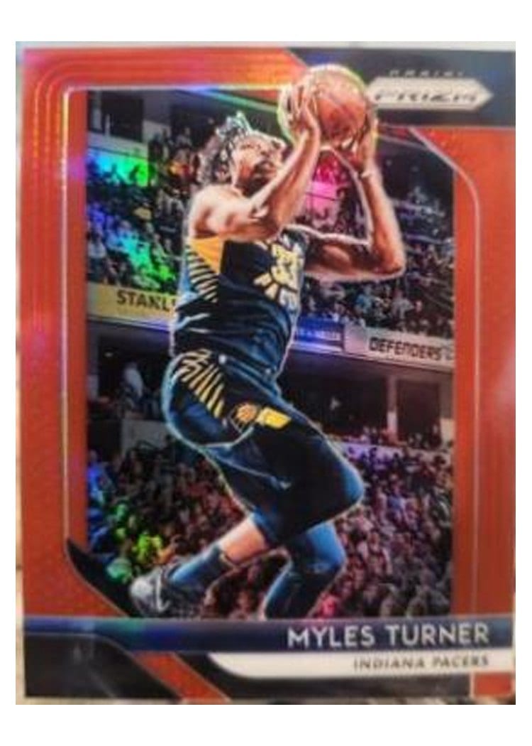 2018-19 Panini Prizm Base Set Myles Turner #164 card