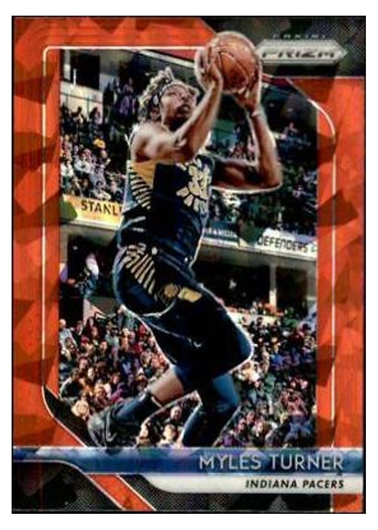 2018-19 Panini Prizm Base Set Myles Turner #164 card