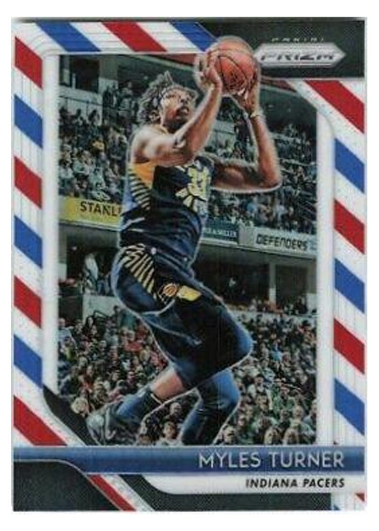 2018-19 Panini Prizm Base Set Myles Turner #164 card