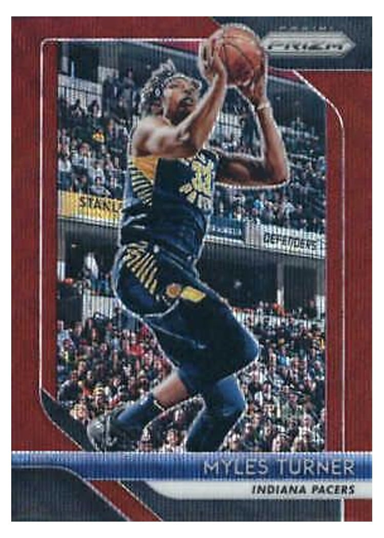 2018-19 Panini Prizm Base Set Myles Turner #164 card
