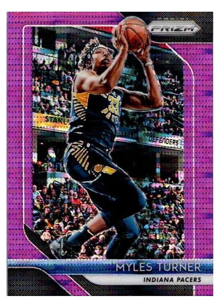 2018-19 Panini Prizm Base Set Myles Turner #164 card