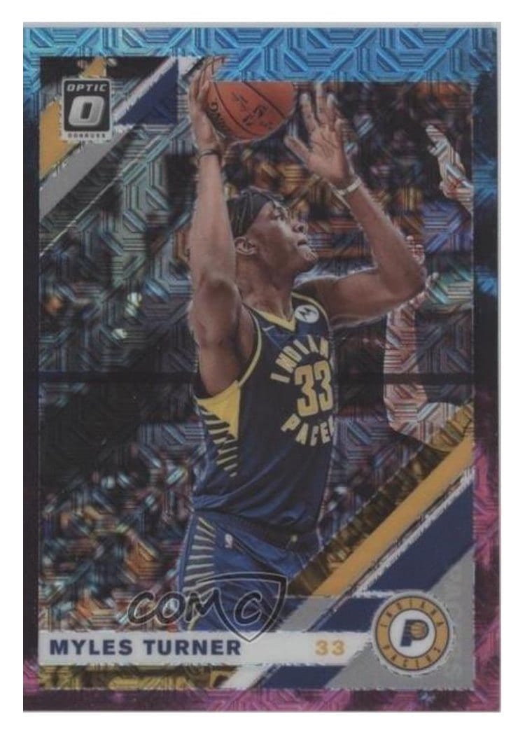 2019-20 Donruss Optic Base Set Myles Turner #148 card