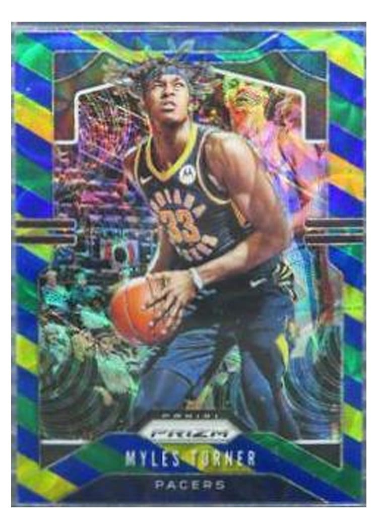 2019-20 Panini Prizm Base Set Myles Turner #216 card