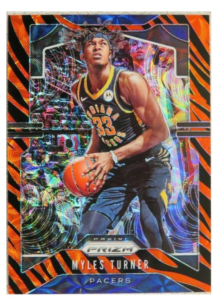 2019-20 Panini Prizm Base Set Myles Turner #216 card