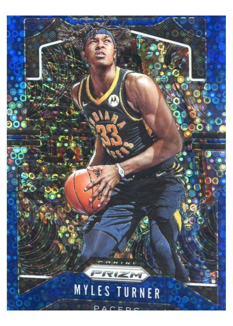 2019-20 Panini Prizm Base Set Myles Turner #216 card