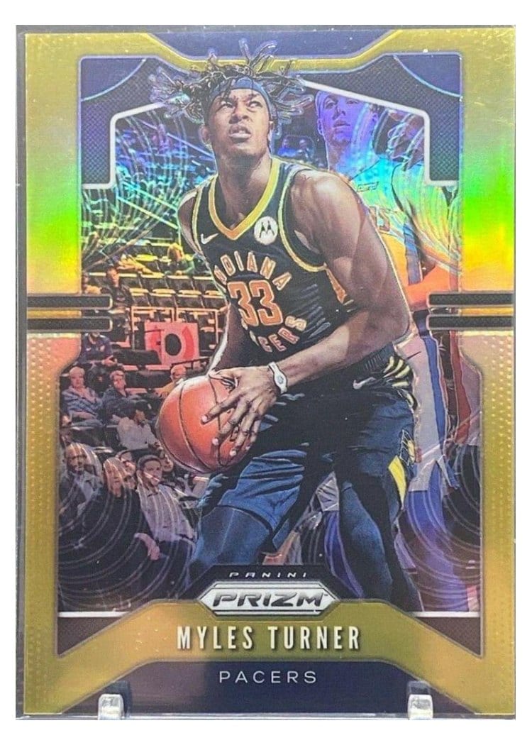 2019-20 Panini Prizm Base Set Myles Turner #216 card