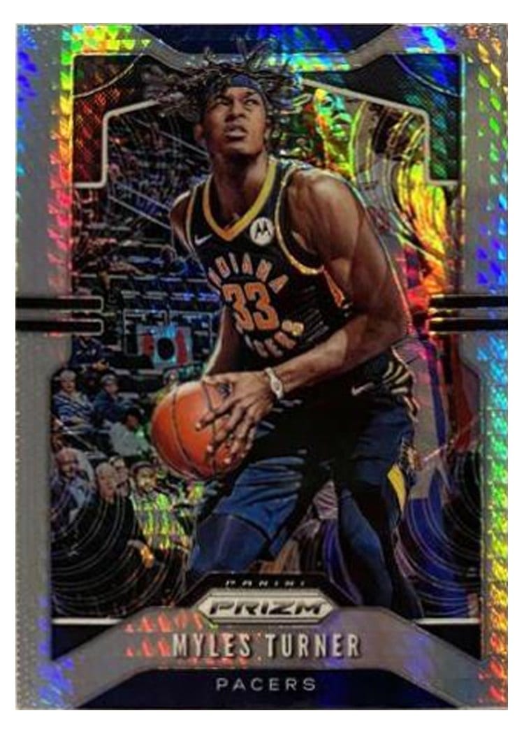 2019-20 Panini Prizm Base Set Myles Turner #216 card