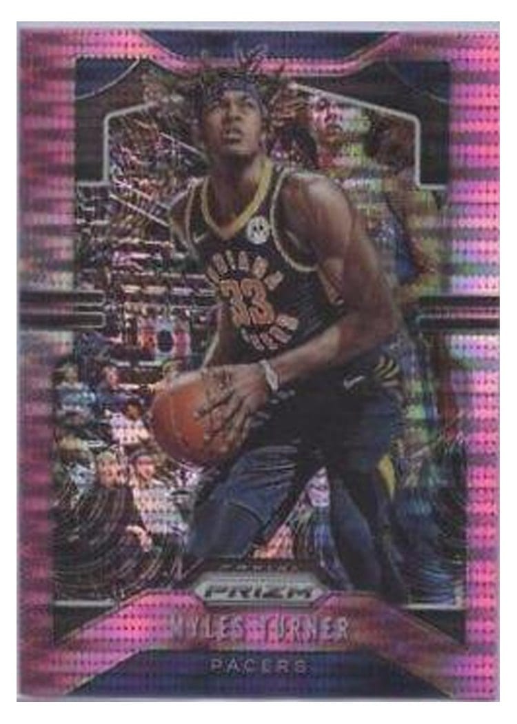 2019-20 Panini Prizm Base Set Myles Turner #216 card