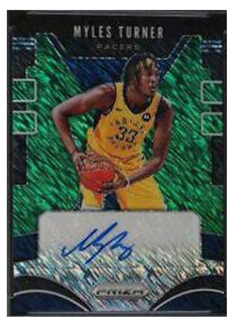 2019-20 Panini Prizm Base Set Myles Turner #216 card