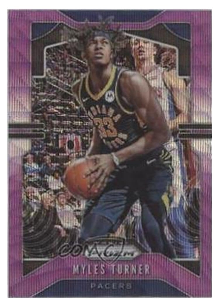 2019-20 Panini Prizm Base Set Myles Turner #216 card