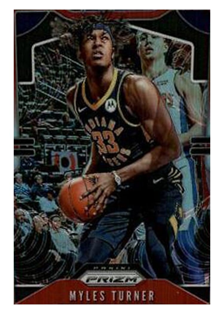 2019-20 Panini Prizm Base Set Myles Turner #216 card