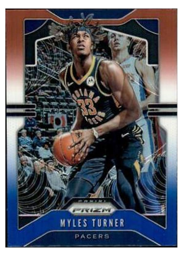 2019-20 Panini Prizm Base Set Myles Turner #216 card