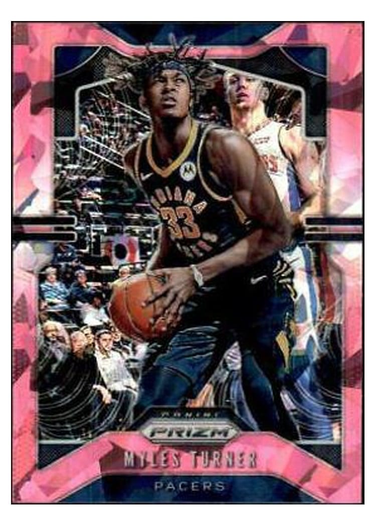 2019-20 Panini Prizm Base Set Myles Turner #216 card