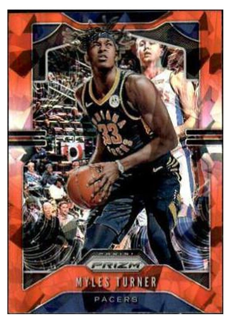 2019-20 Panini Prizm Base Set Myles Turner #216 card
